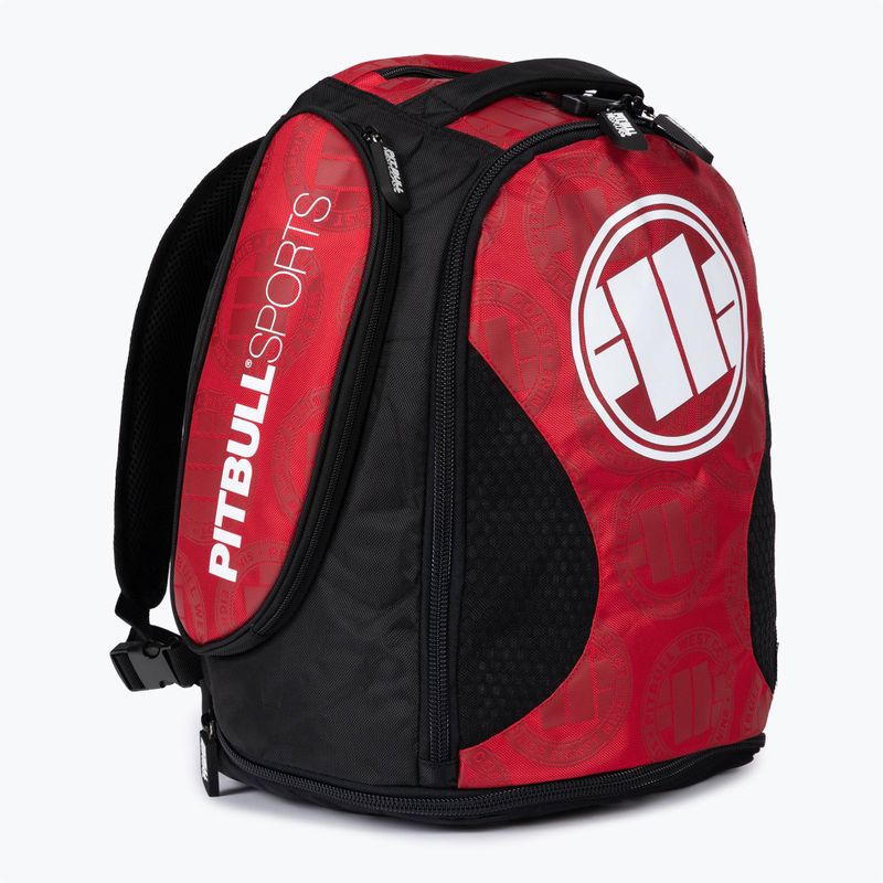 Rucksack für Männer Pitbull West Coast Medium Convertible Logo red 2