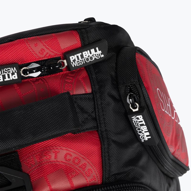 Rucksack für Männer Pitbull West Coast Medium Convertible Logo red 4