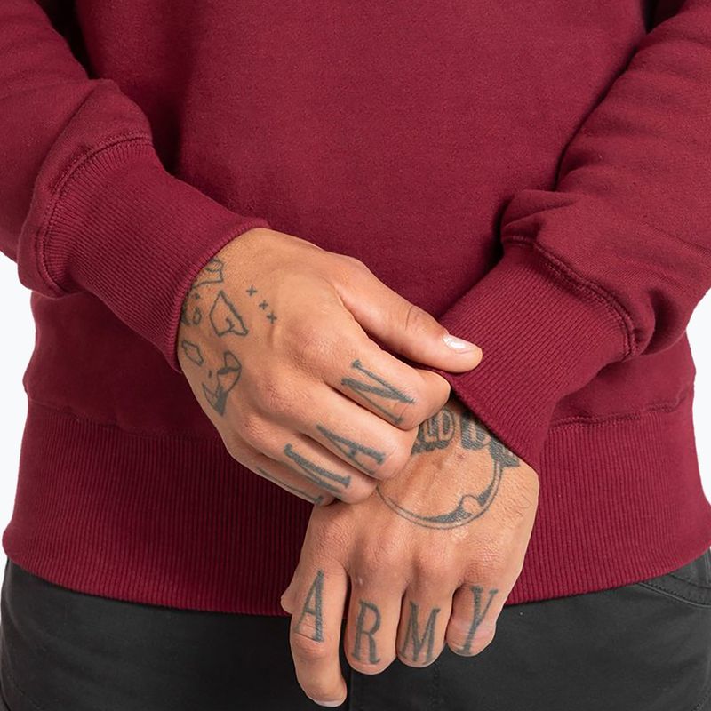 Sweatshirt für Männer Pitbull West Coast Crewneck Classic Logo burgundy 5