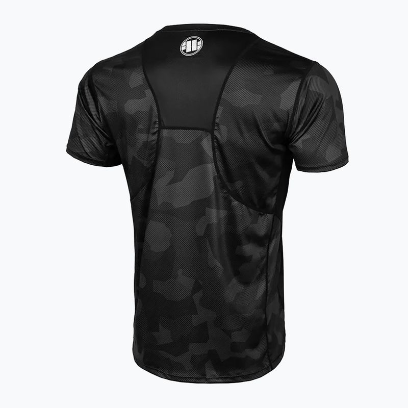 Herren-T-Shirt Pitbull West Coast Performance Dillard Casino black/grey 2