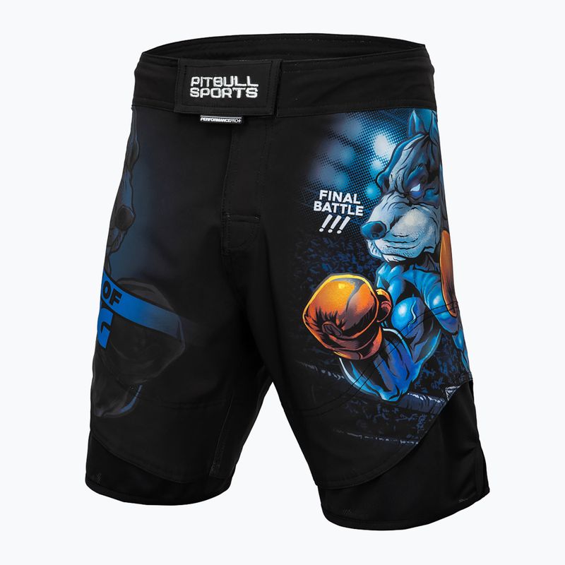 Grappling-Shorts für Männer Pitbull West Coast Grappling Master Of Boxing black 9