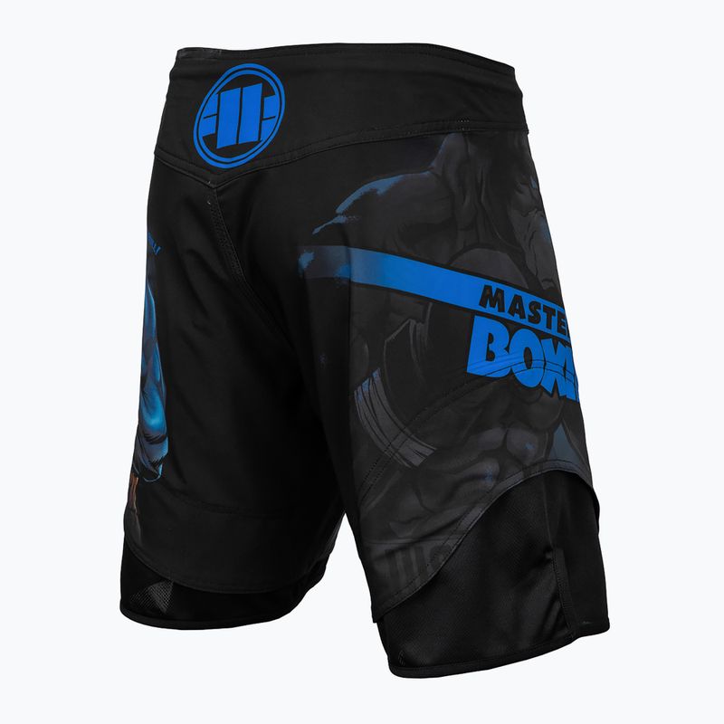 Grappling-Shorts für Männer Pitbull West Coast Grappling Master Of Boxing black 10
