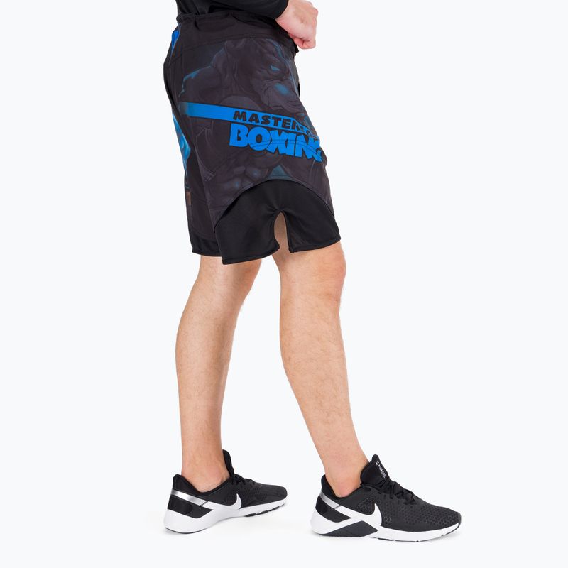 Grappling-Shorts für Männer Pitbull West Coast Grappling Master Of Boxing black 3