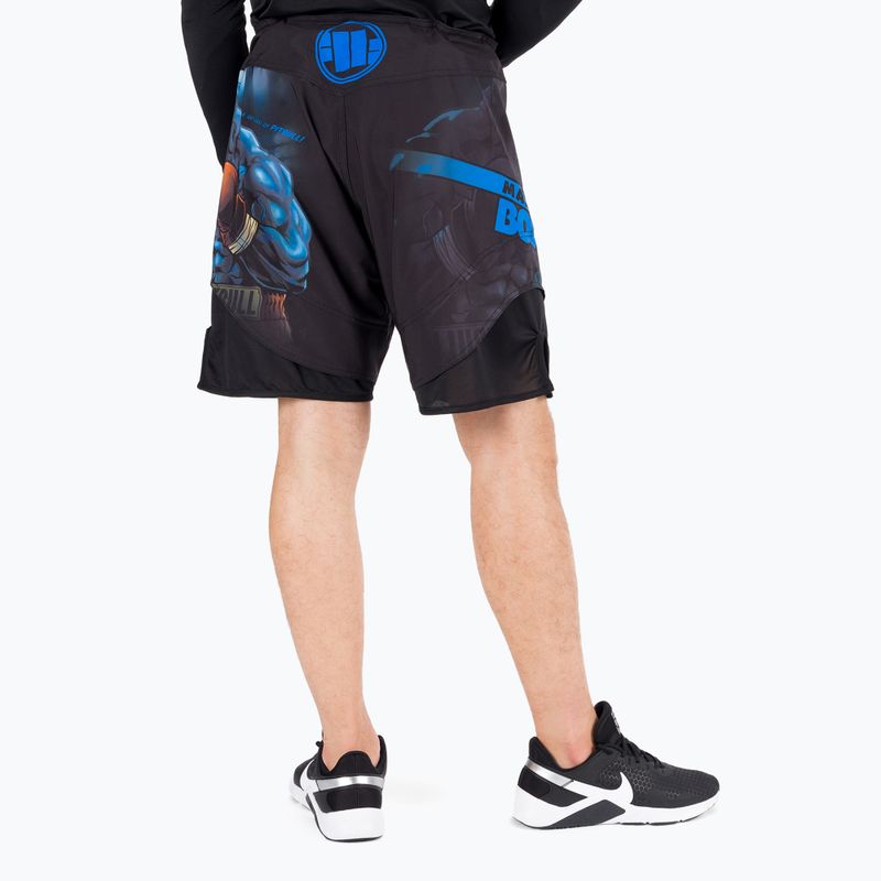 Grappling-Shorts für Männer Pitbull West Coast Grappling Master Of Boxing black 4