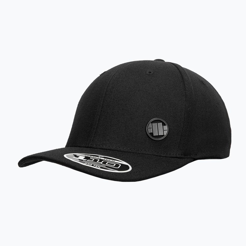Pitbull West Coast Herren Snapback Haken & Schleife,,3D Metall Logo" schwarz