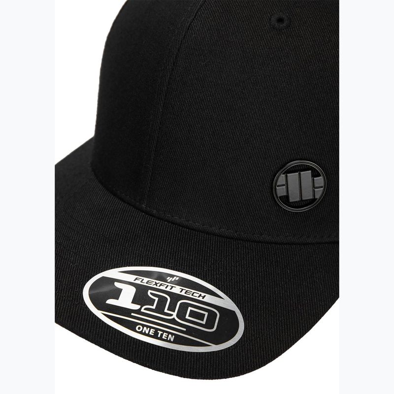 Pitbull West Coast Herren Snapback Haken & Schleife,,3D Metall Logo" schwarz 4