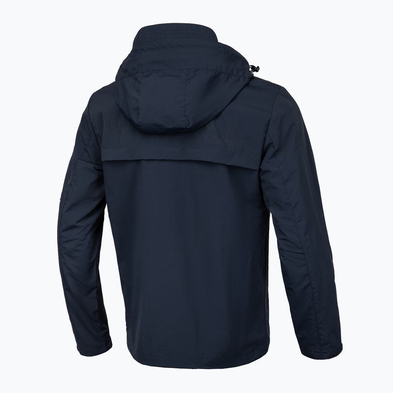Pitbull West Coast Herren Spine Jacke dunkel marineblau 2