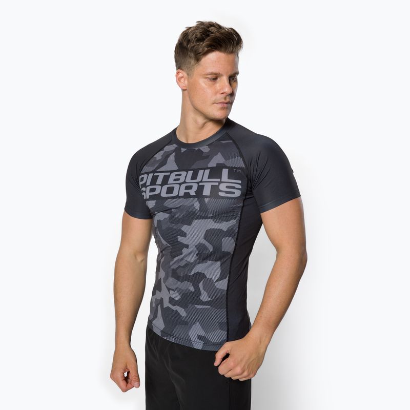 Rashguard für Männer Pitbull West Coast T-S Rash Dillard black camo