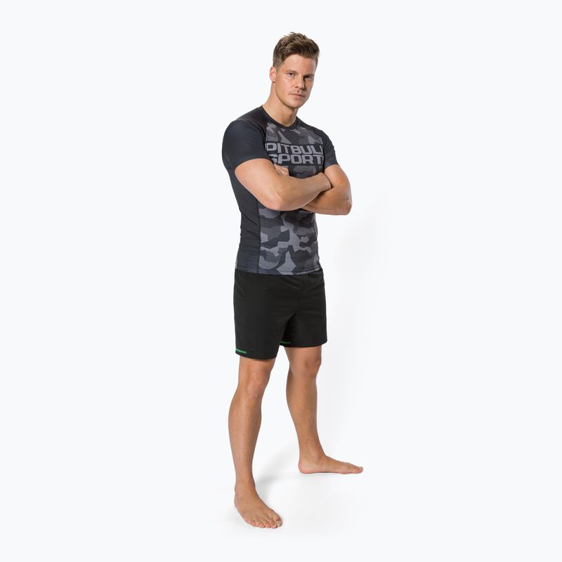 Rashguard für Männer Pitbull West Coast T-S Rash Dillard black camo 2