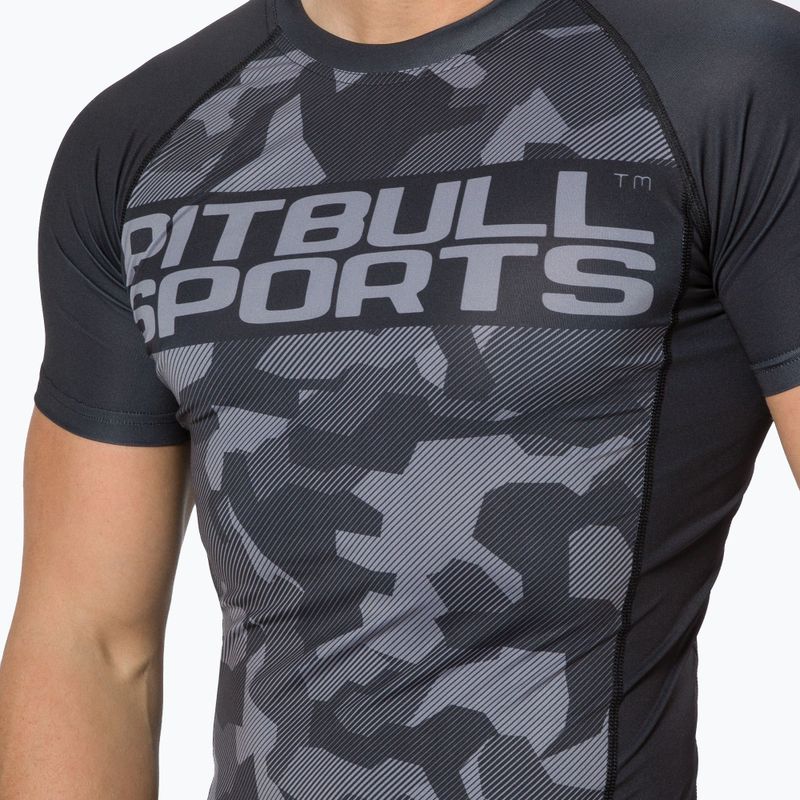 Rashguard für Männer Pitbull West Coast T-S Rash Dillard black camo 4