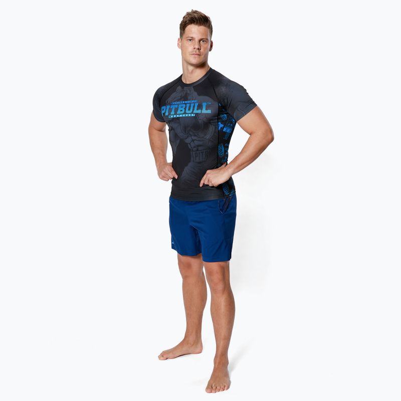 Rashguard für Männer Pitbull West Coast Rash T-S Masters Of Boxing black 2