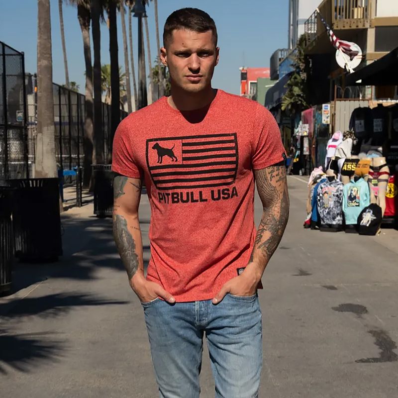 Herren-T-Shirt Pitbull West Coast T-S Pitbull West Coast USA red 8