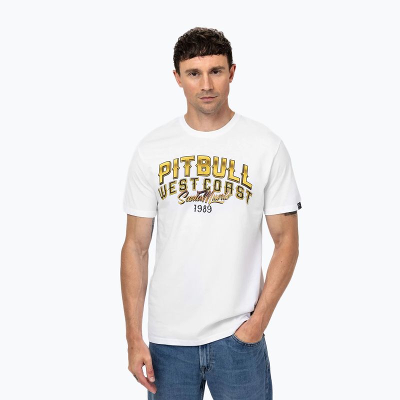Herren-T-Shirt Pitbull West Coast Santa Muerte white 2