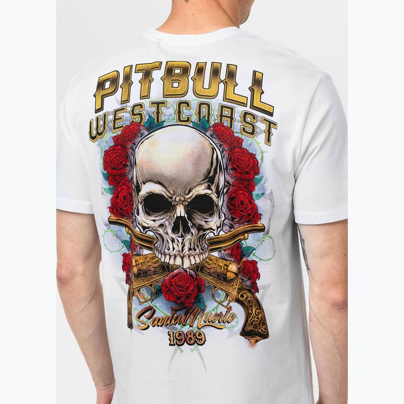 Herren-T-Shirt Pitbull West Coast Santa Muerte white 6