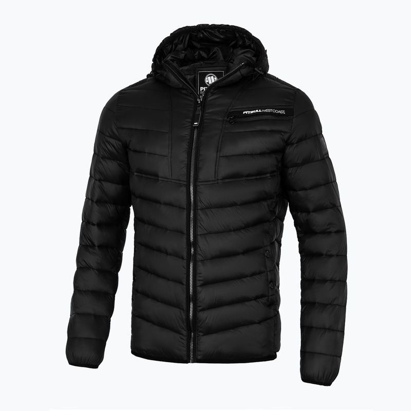 Daunenjacke für Männer Pitbull West Coast Royston Hooded Quilted black