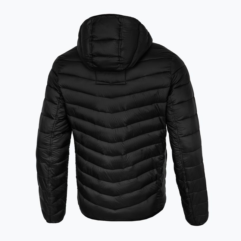 Daunenjacke für Männer Pitbull West Coast Royston Hooded Quilted black 2
