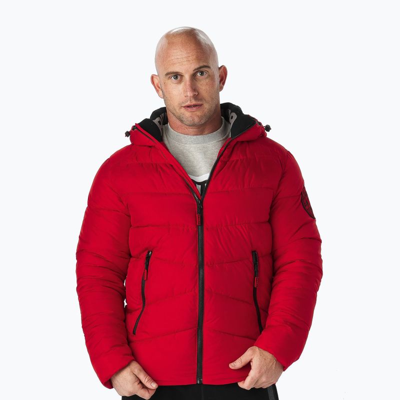Daunenjacke für Männer Pitbull West Coast Mobley red