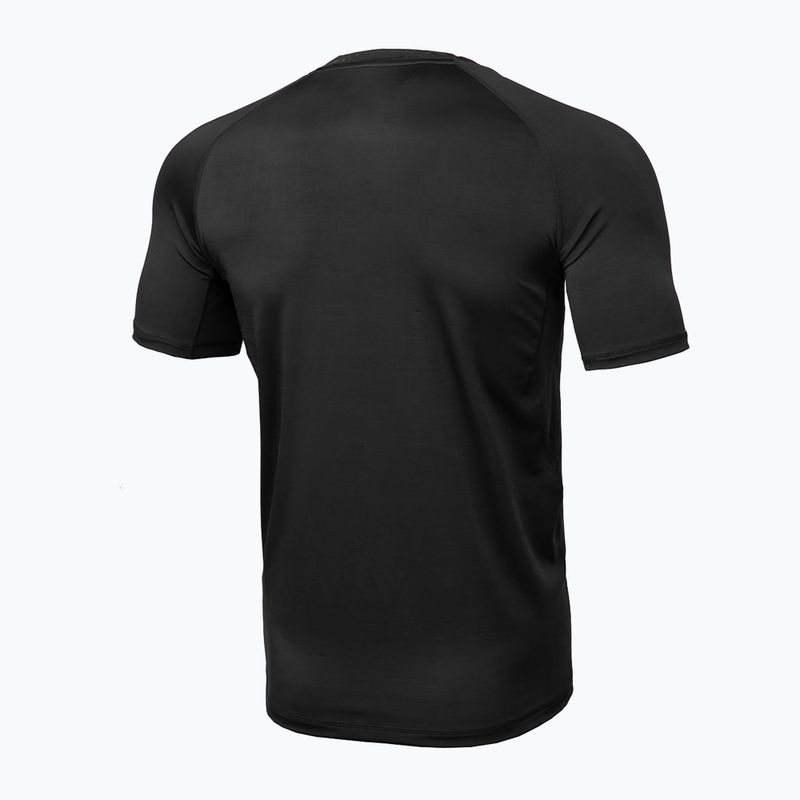Rashguard für Männer Pitbull West Coast Performance Small Logo black 2