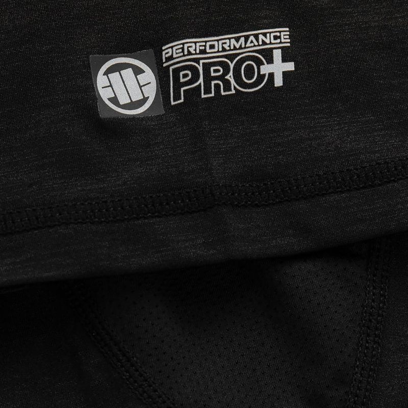 Rashguard für Männer Pitbull West Coast Performance Small Logo black 5