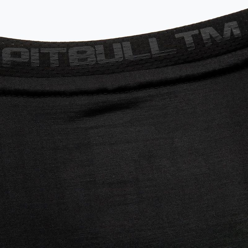 Rashguard für Männer Pitbull West Coast Performance Small Logo black 7