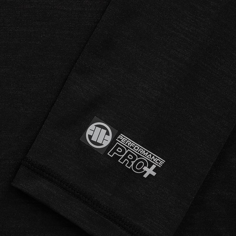 Men's Rashguard Longsleeve Pitbull West Coast Performance Small Logo black 10