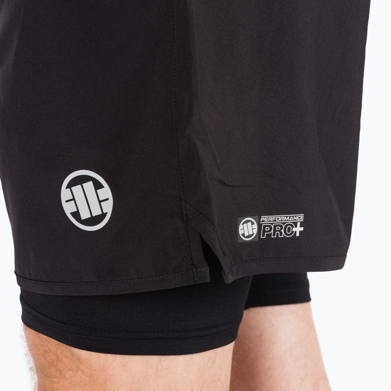 Trainingsshorts für Männer Pitbull West Coast Performance Mesh 2 black 4