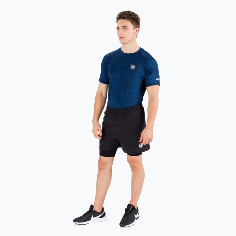 Trainingsshorts für Männer Pitbull West Coast Performance Mesh 2 black 5