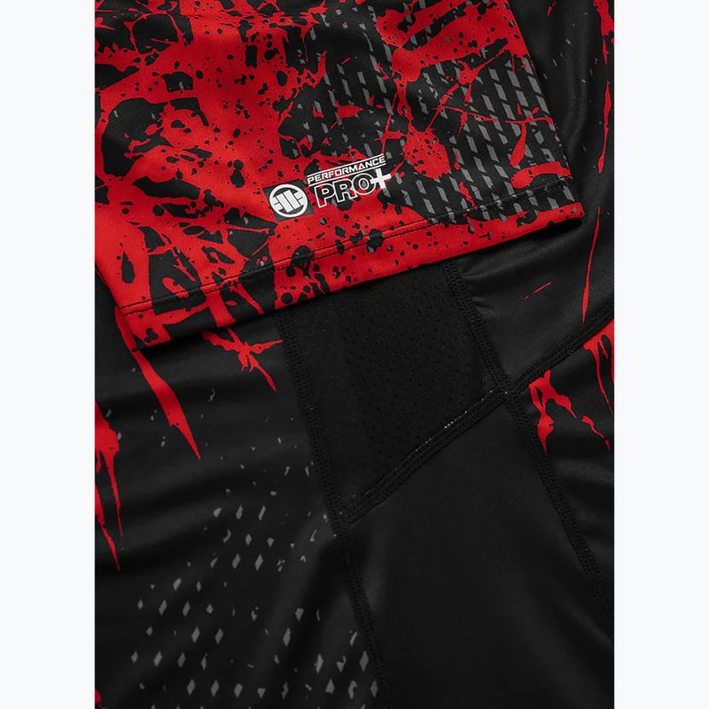 Trainings Shirt Herren Pitbull Mesh Performance Pro Plus Blood Dog II black 11