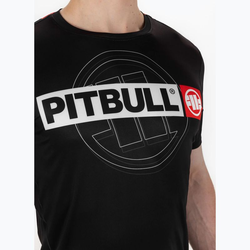 Trainings Shirt Herren Pitbull Mesh Performance Pro Plus Hilltop Sports black 4