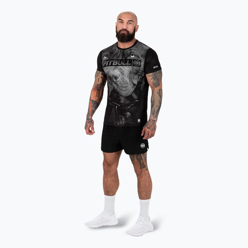 Trainings Shirt Herren Pitbull Mesh Performance Pro Plus Born in 1989 black 2