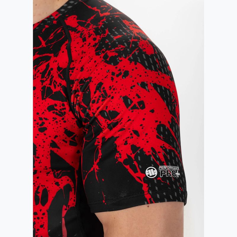 Rashguard für Männer Pitbull West Coast Blood Dog 2 Rash black 7