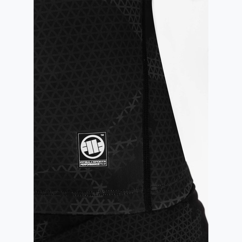 Men's Rashguard Longsleeve Pitbull West Coast Net Camo 2 Rash black camo 7
