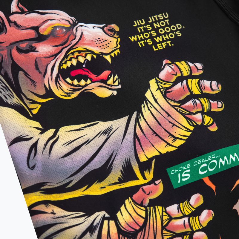 Kompressionsshorts für Männer Pitbull West Coast Masters of BJJ Hilltop black 4