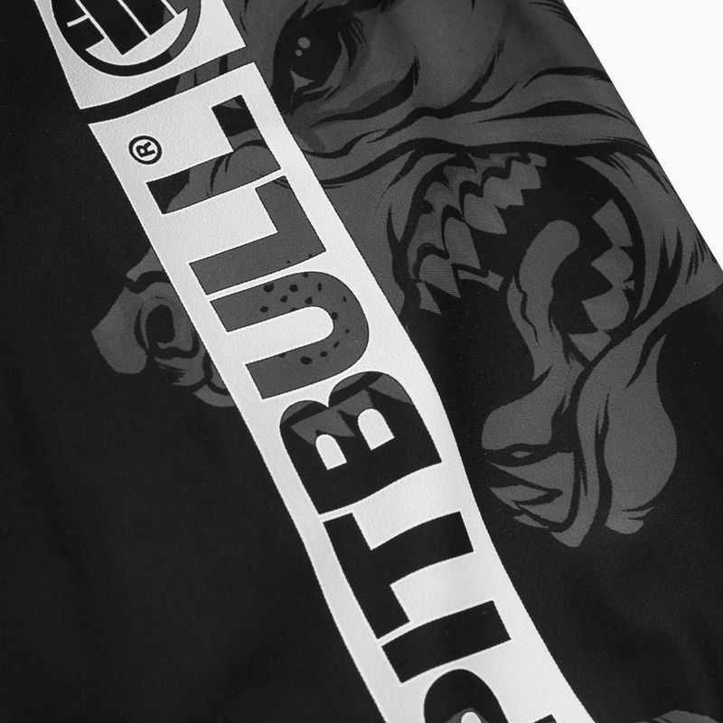 Kompressionsshorts für Männer Pitbull West Coast Masters of BJJ Hilltop black 5