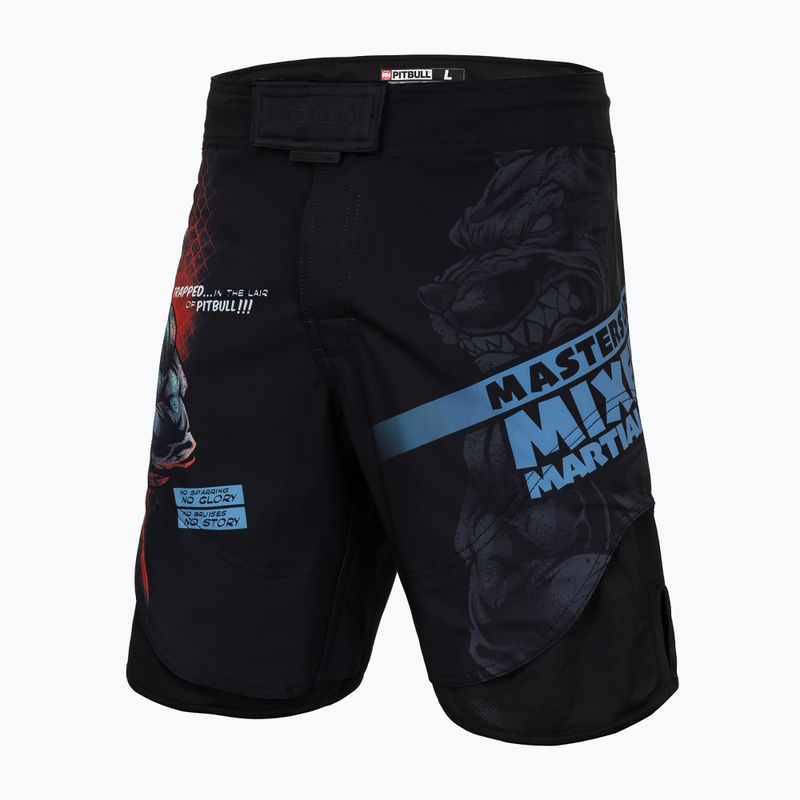 Grappling-Shorts für Männer Pitbull West Coast Grappling 1 Masters of MMA Hilltop black