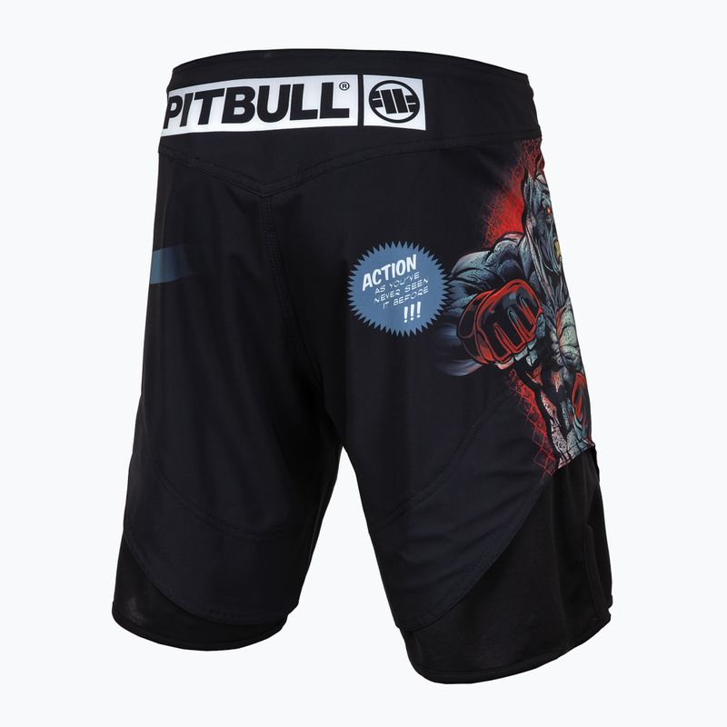 Grappling-Shorts für Männer Pitbull West Coast Grappling 1 Masters of MMA Hilltop black 2