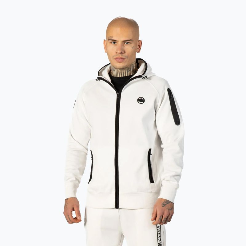 Sweatshirt für Männer Pitbull West Coast Hermes Hooded Zip off white
