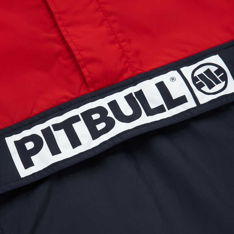Pitbull West Coast Herrenjacke Loring Zweifarbig Känguru rot/dunkelmarine 7