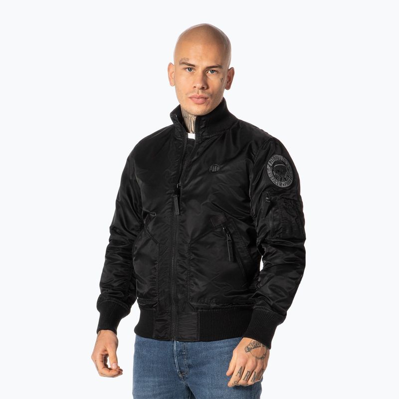 Pitbull West Coast Herren Centurion 2 Flight Jacke schwarz