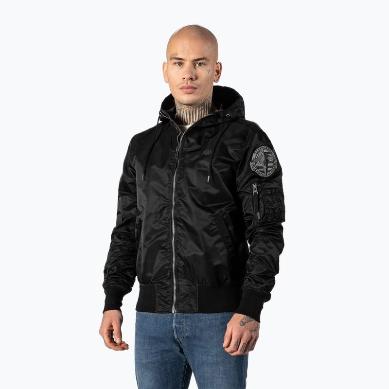 Jacke Herren Pitbull West Coast Starwood 2 Hooded Flight black