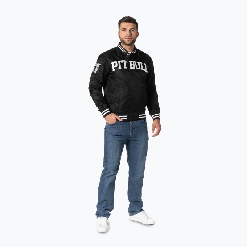 Pitbull West Coast Herren Tyrian 2 Varsity Jacke schwarz 2