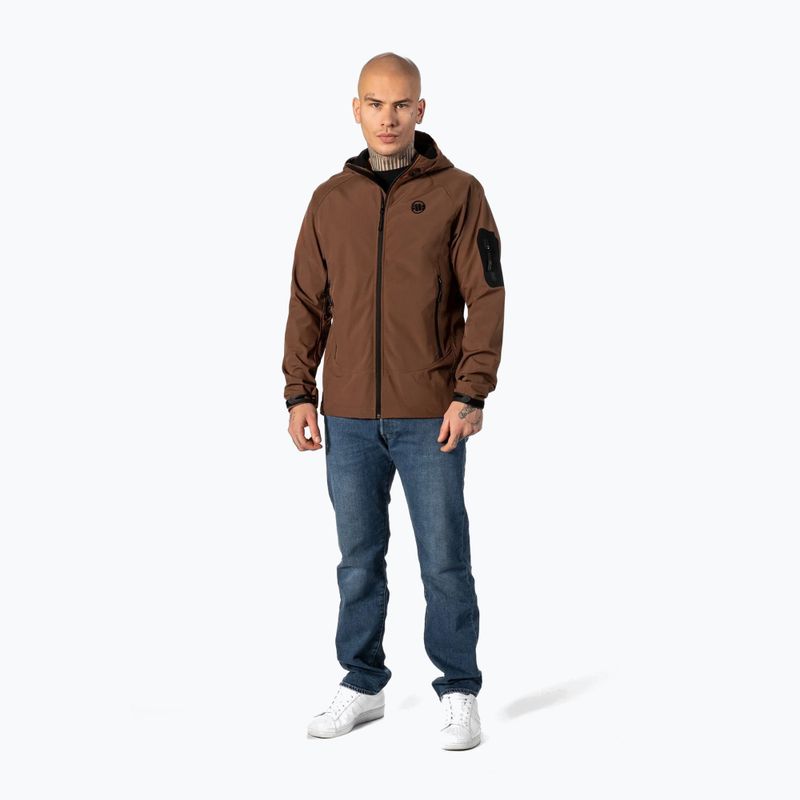 Softshell-Jacke für Männer Pitbull West Coast Rockfish 2 Softshell brown 2