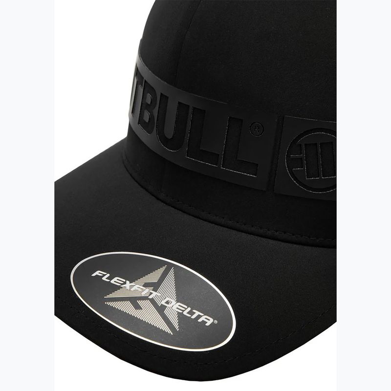 Pitbull Full Cap ,,Hilltop" Stretch Fitted schwarz 4
