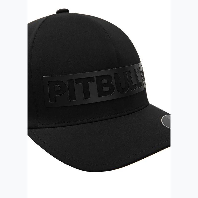 Pitbull Full Cap ,,Hilltop" Stretch Fitted schwarz 5
