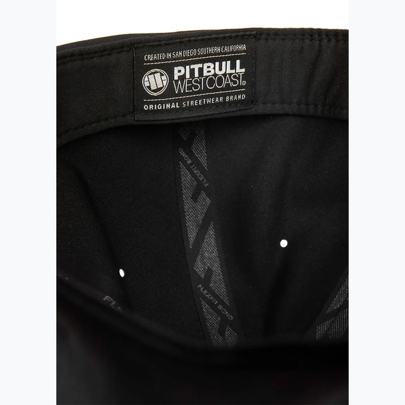 Pitbull Full Cap ,,Hilltop" Stretch Fitted schwarz 8