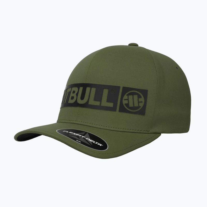 Pitbull West Coast Herrenmütze,,Hilltop" Stretch Fitted oliv 2