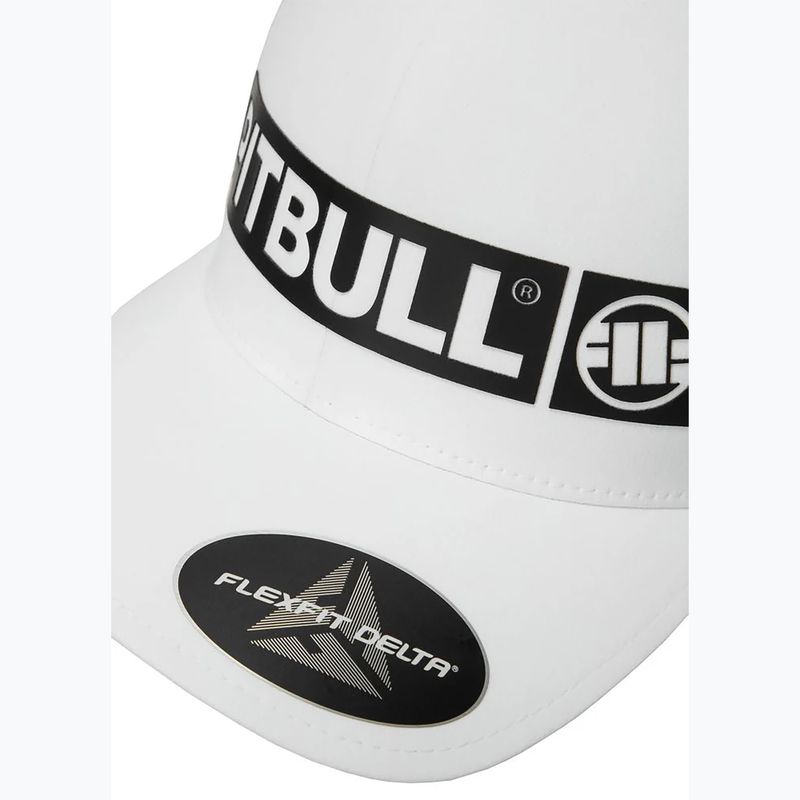 Pitbull Snapback Kappe ,,Hilltop" Stretch Fitted weiß 4
