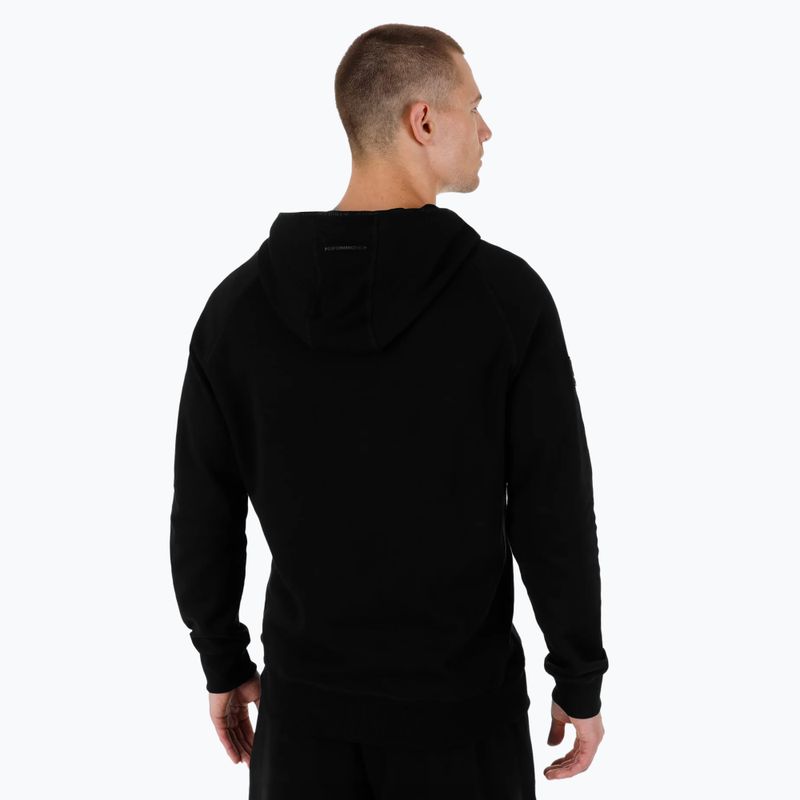 Herren Hoodie Sweatshirt Pitbull West Coast Beachfront Hooded Zip black 3