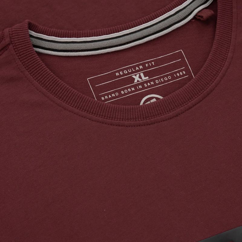 Herren-T-Shirt Pitbull West Coast T-S Classic Boxing burgundy 4