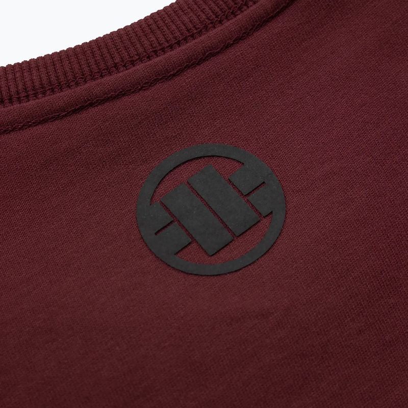 Herren-T-Shirt Pitbull West Coast T-S Classic Boxing burgundy 5